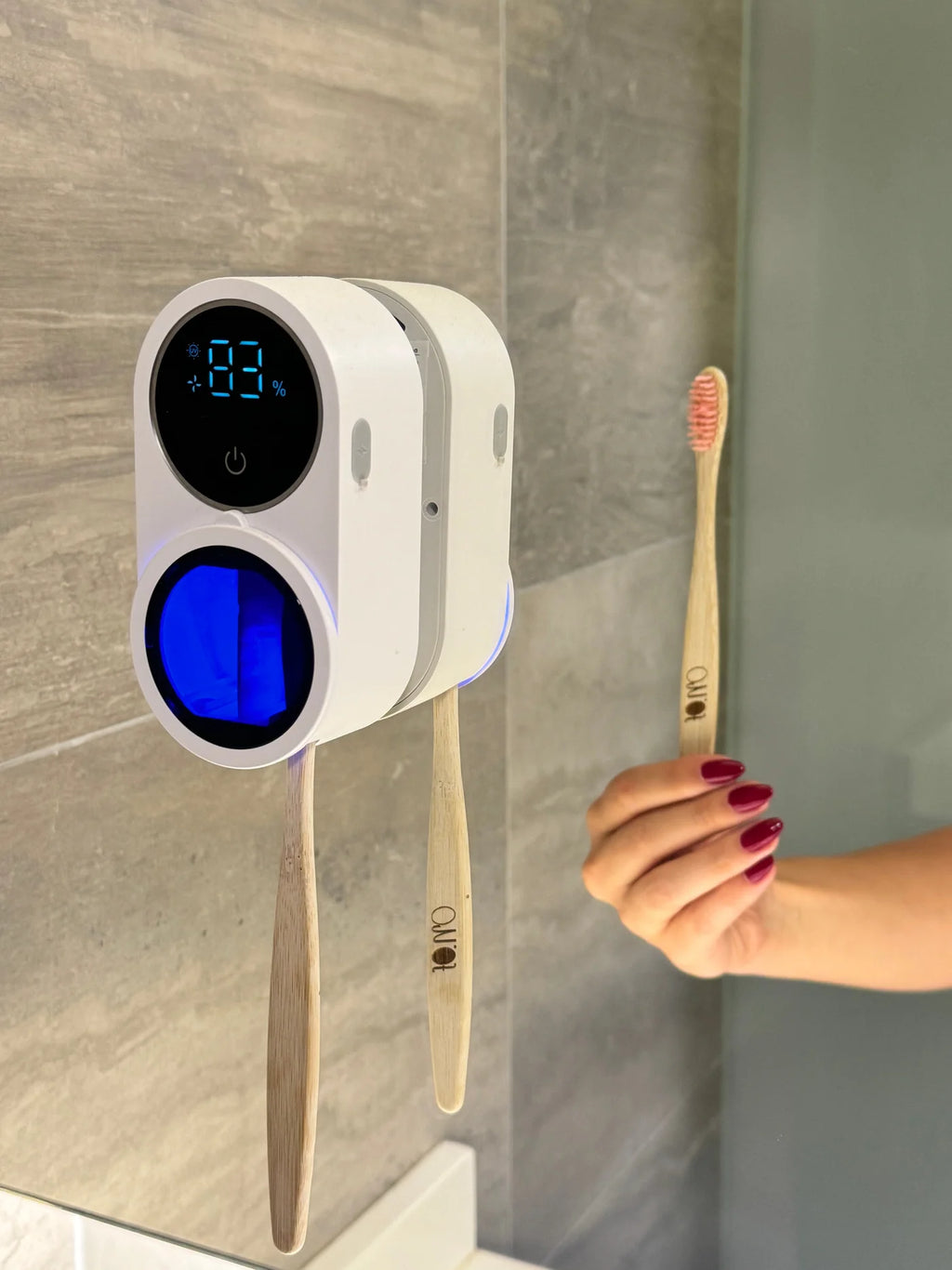 UV Toothbrush Sanitizer & Holder